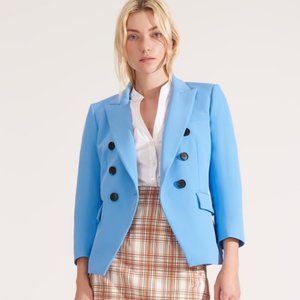 Veron­i­ca Beard Em­pire Scu­ba Dick­ey Jack­et in Cornflower Blue - Size 10